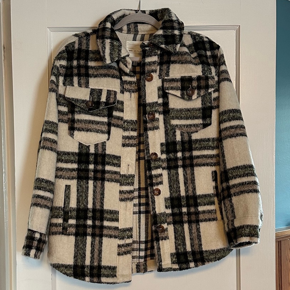 Avec Les Filles Flannel-Jacket